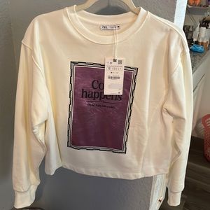 Zara crop sweater